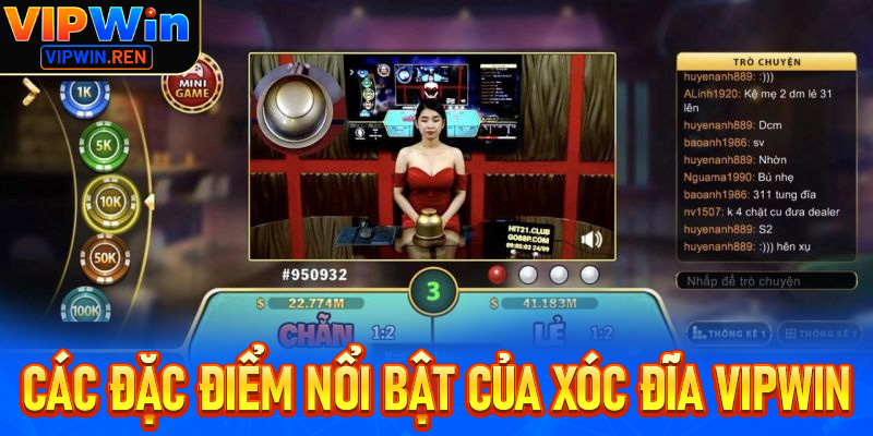 Các đặc điểm nổi bật của Xóc đĩa Vipwin - Sân chơi giải trí đỉnh cao